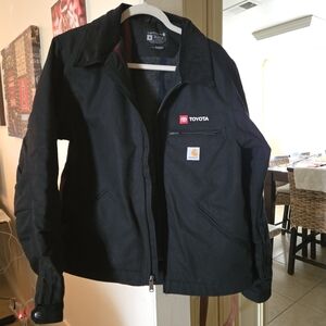 Toyota Black Jacket by Carhartt Size Medium